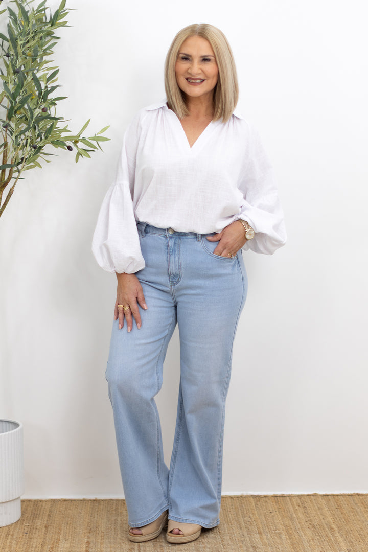 Hudson Stretch Jeans | Light Blue