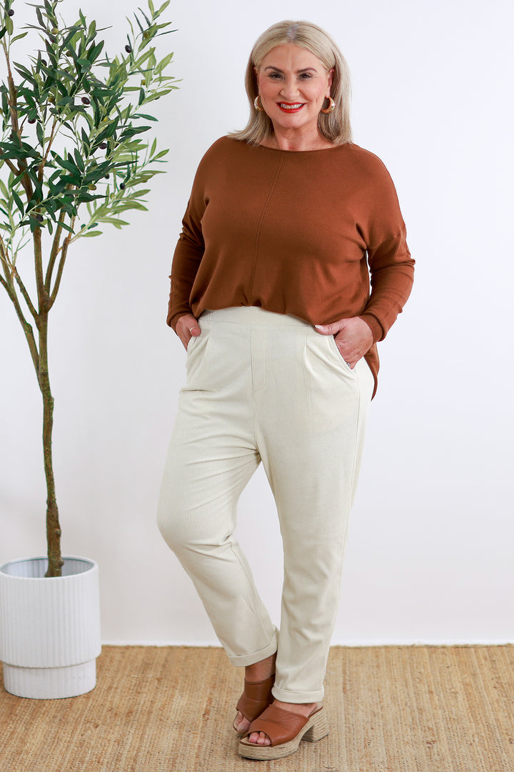 Wilder Stretch Cord Pant - SAND