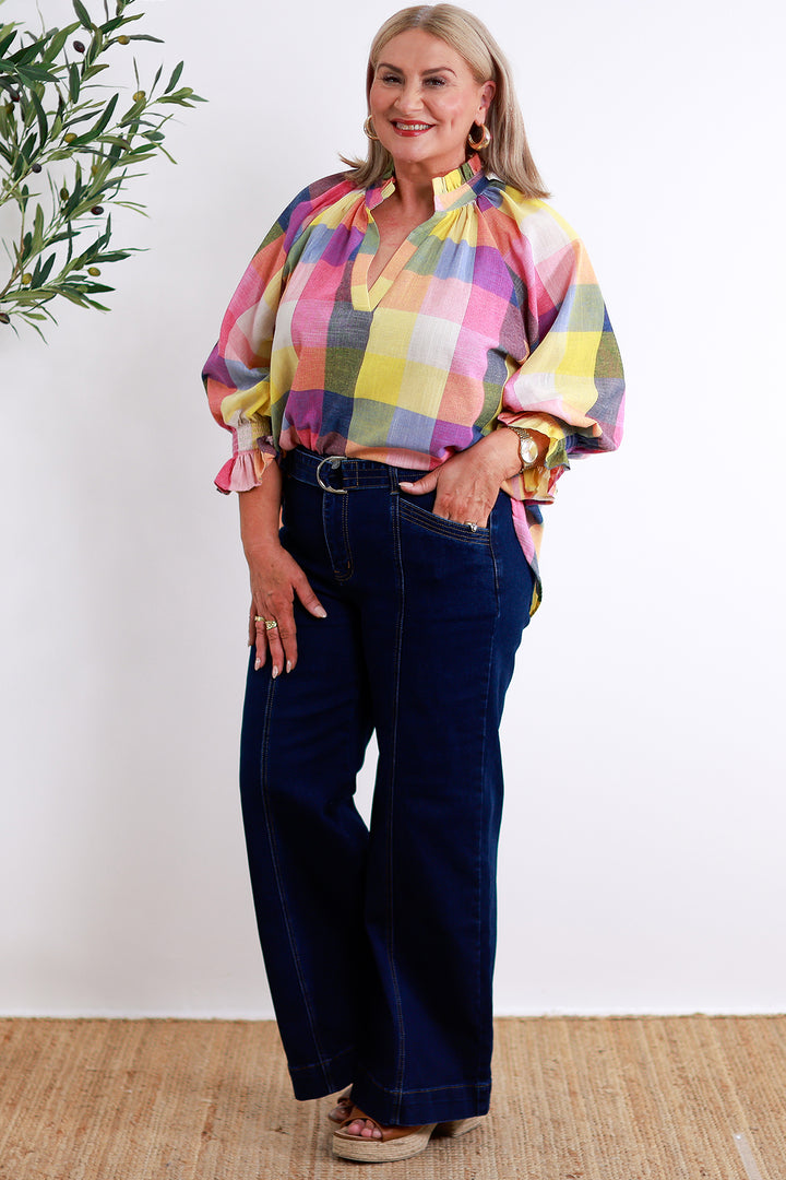 Pippa Plaid Shirt | MULTI