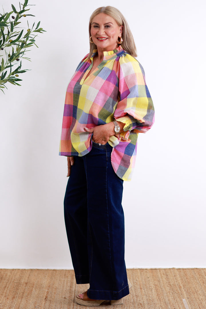 Pippa Plaid Shirt | MULTI