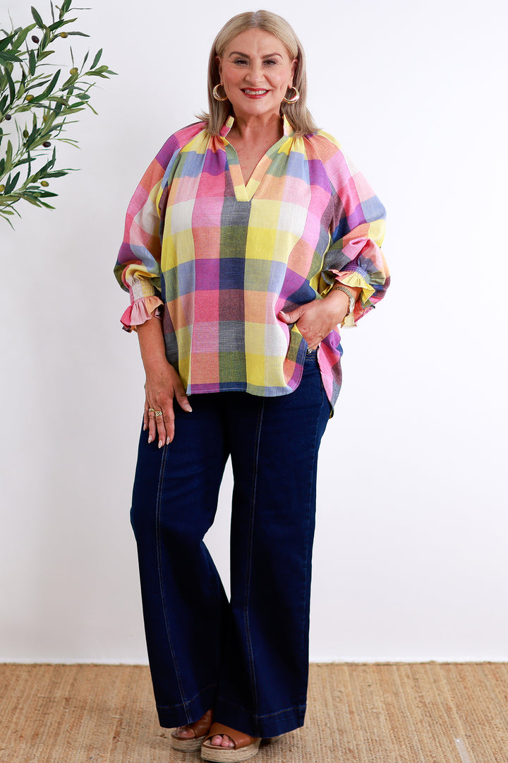 Pippa Plaid Shirt | MULTI