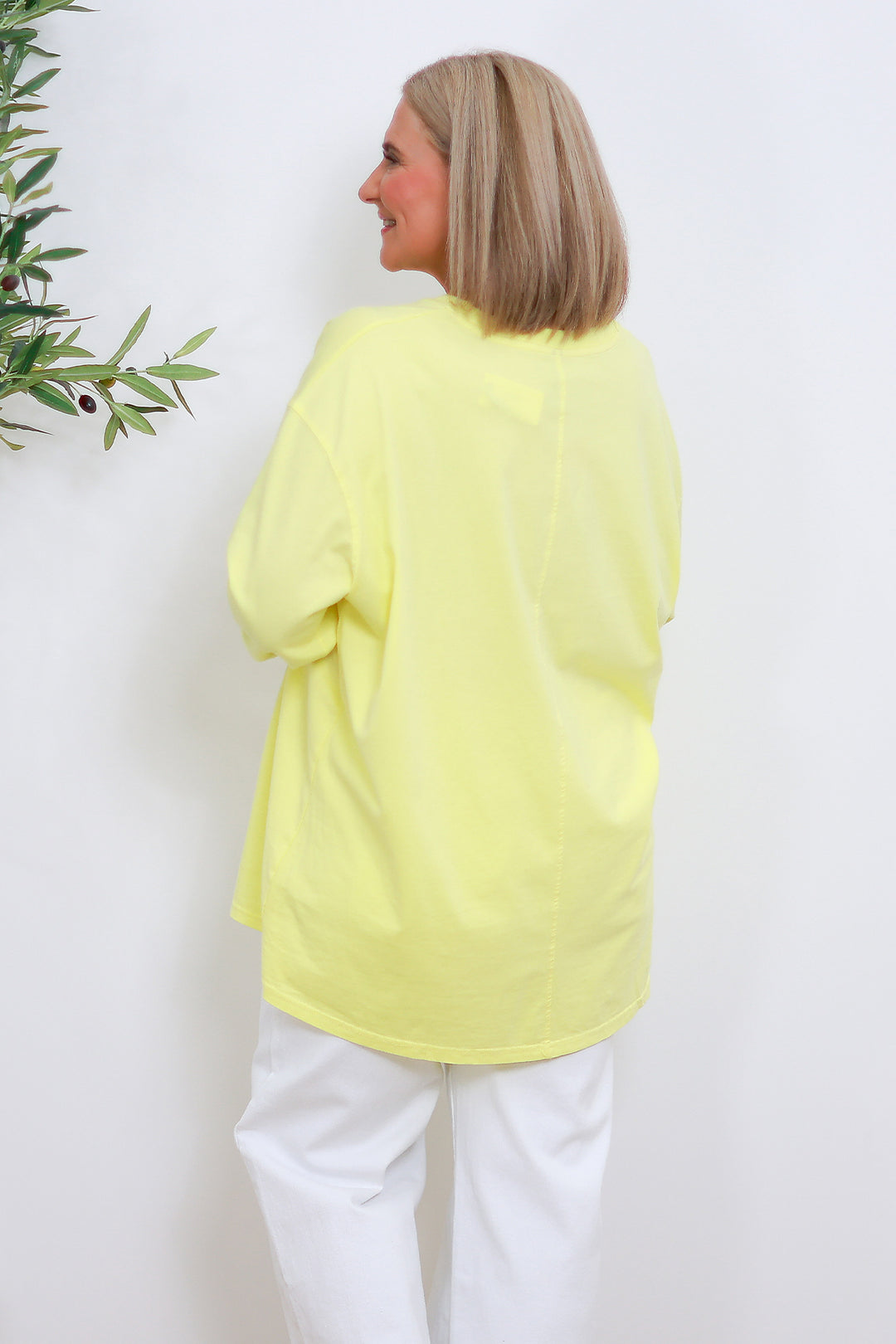 Espresso Graphic LS Tee | YELLOW