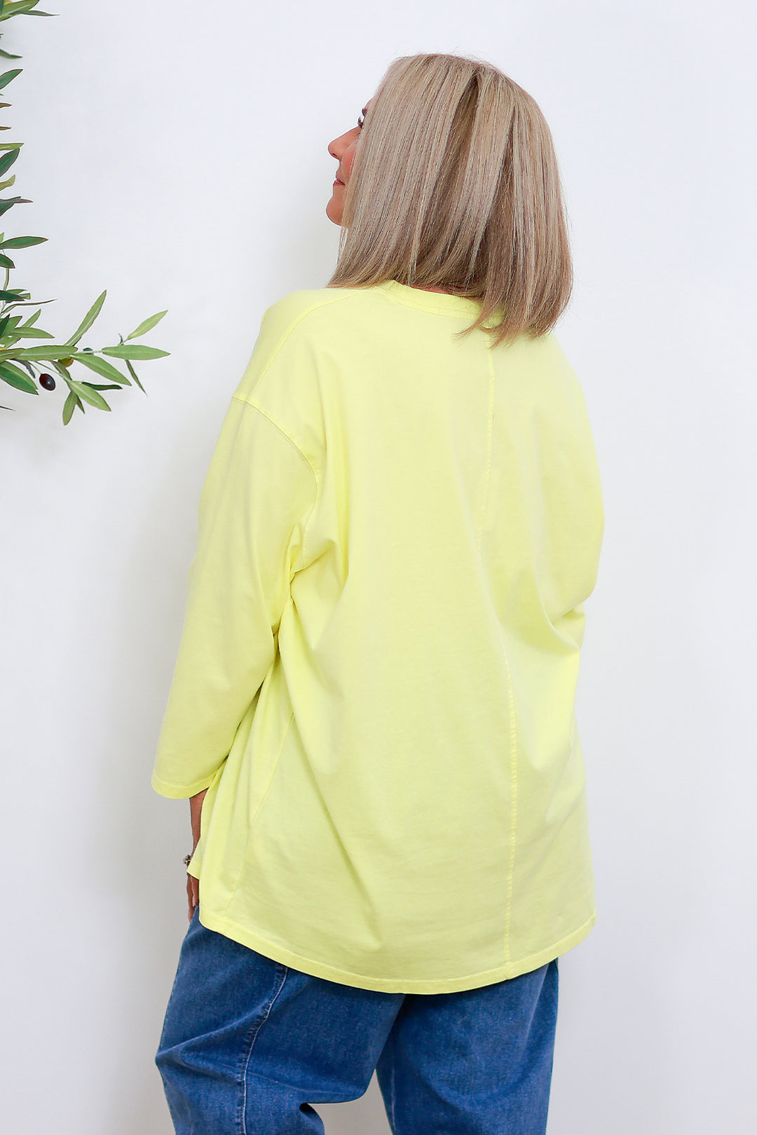 Espresso Graphic LS Tee | YELLOW
