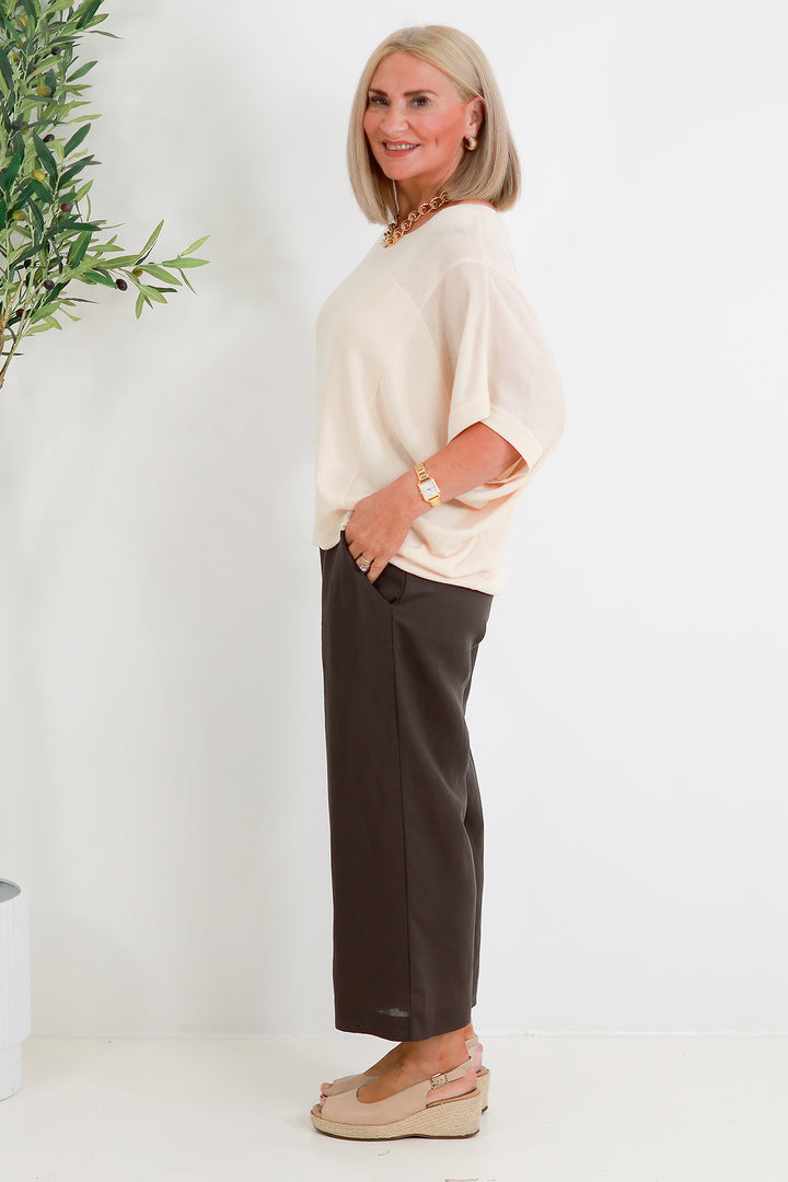 Esther Knit Top | NATURAL