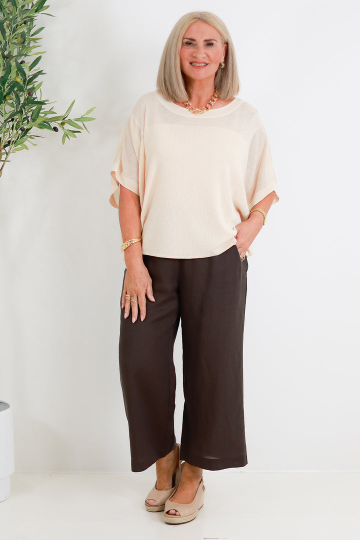 Esther Knit Top | NATURAL