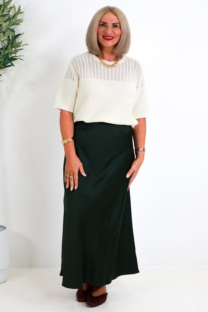 Jasper Slip Skirt | OLIVE