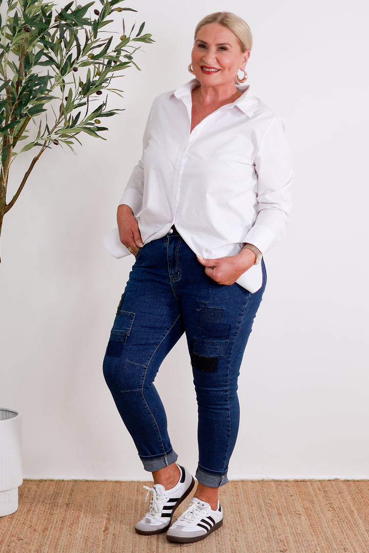 New York Glam Jeans | Dark Denim