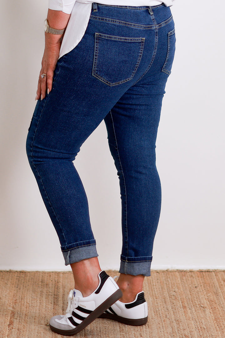New York Glam Jeans | Dark Denim
