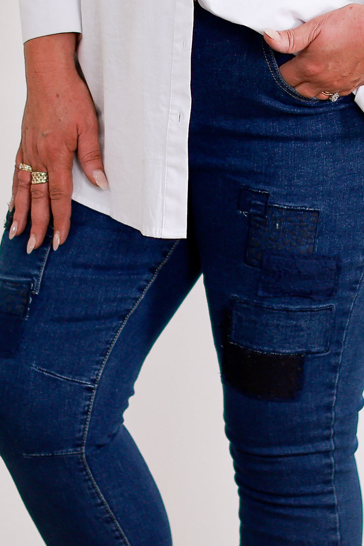 New York Glam Jeans | Dark Denim