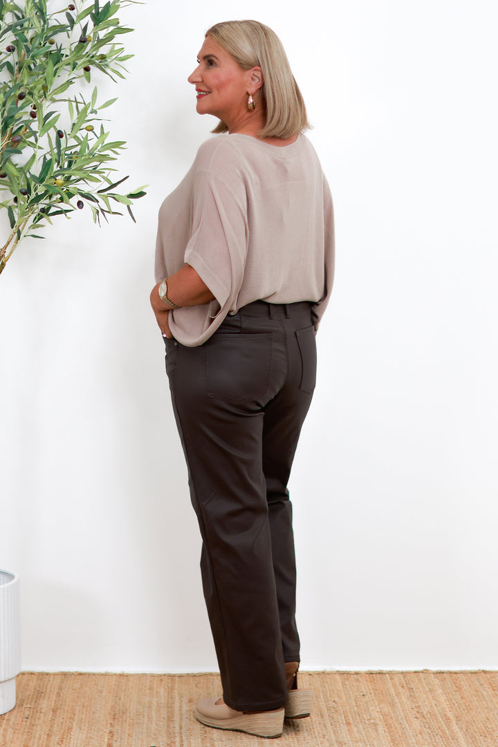 Boston Wax Jeans | CHOC BROWN