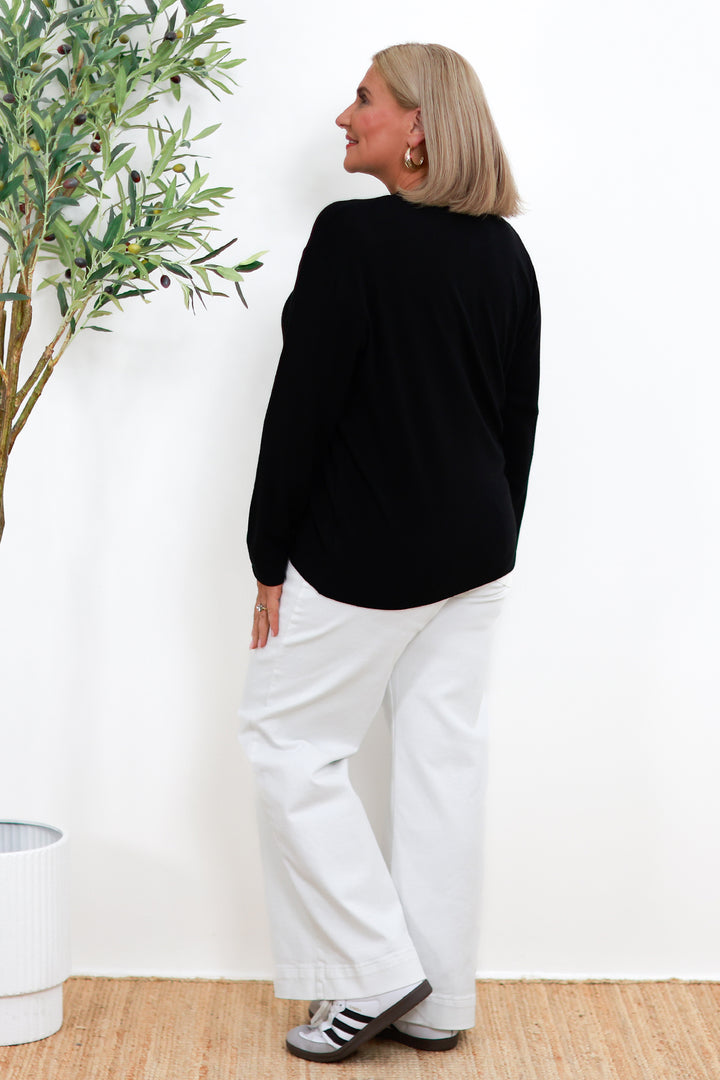 Darling Long Sleeve Tee | BLACK