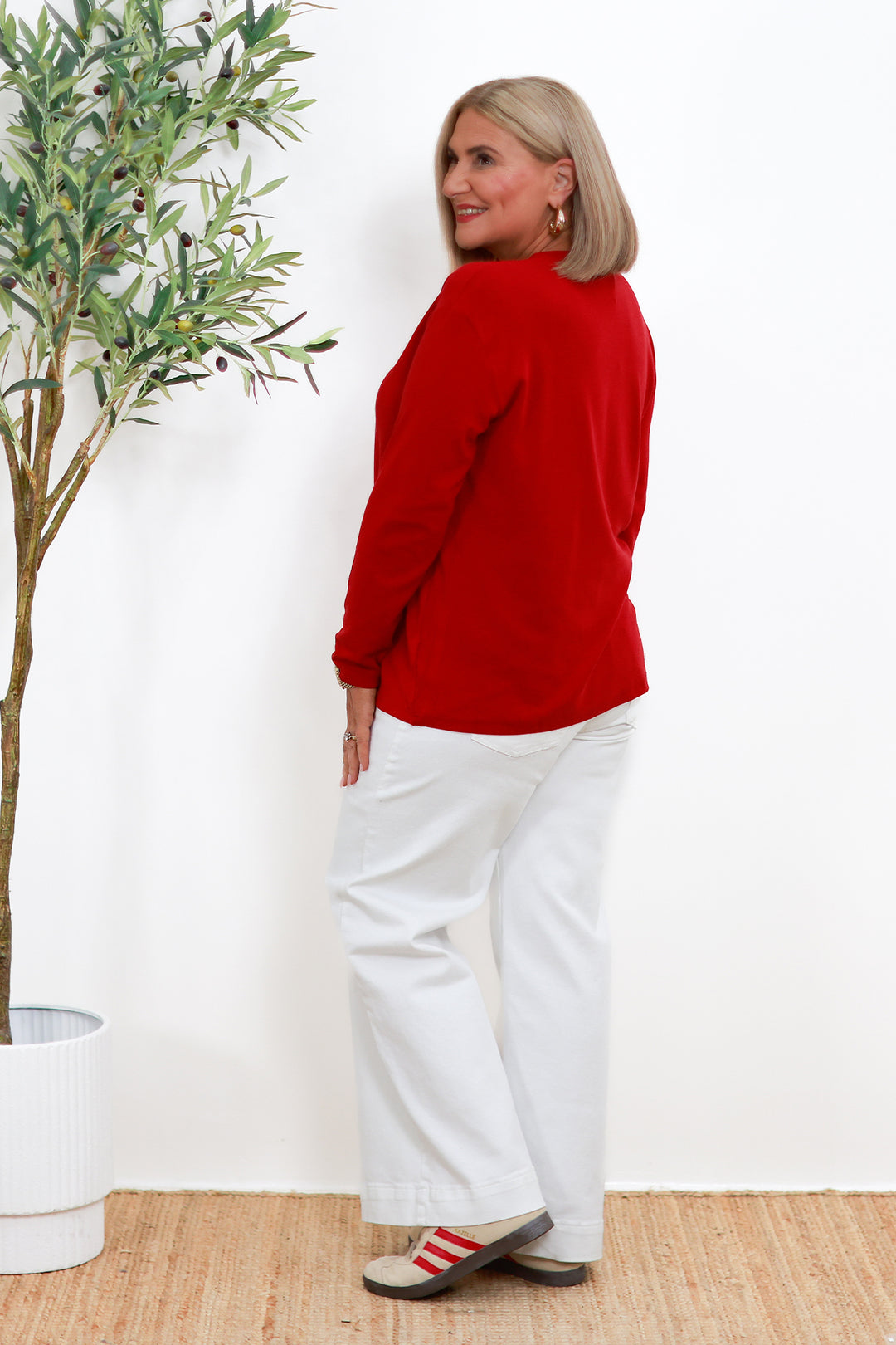 Darling Long Sleeve Tee | RED