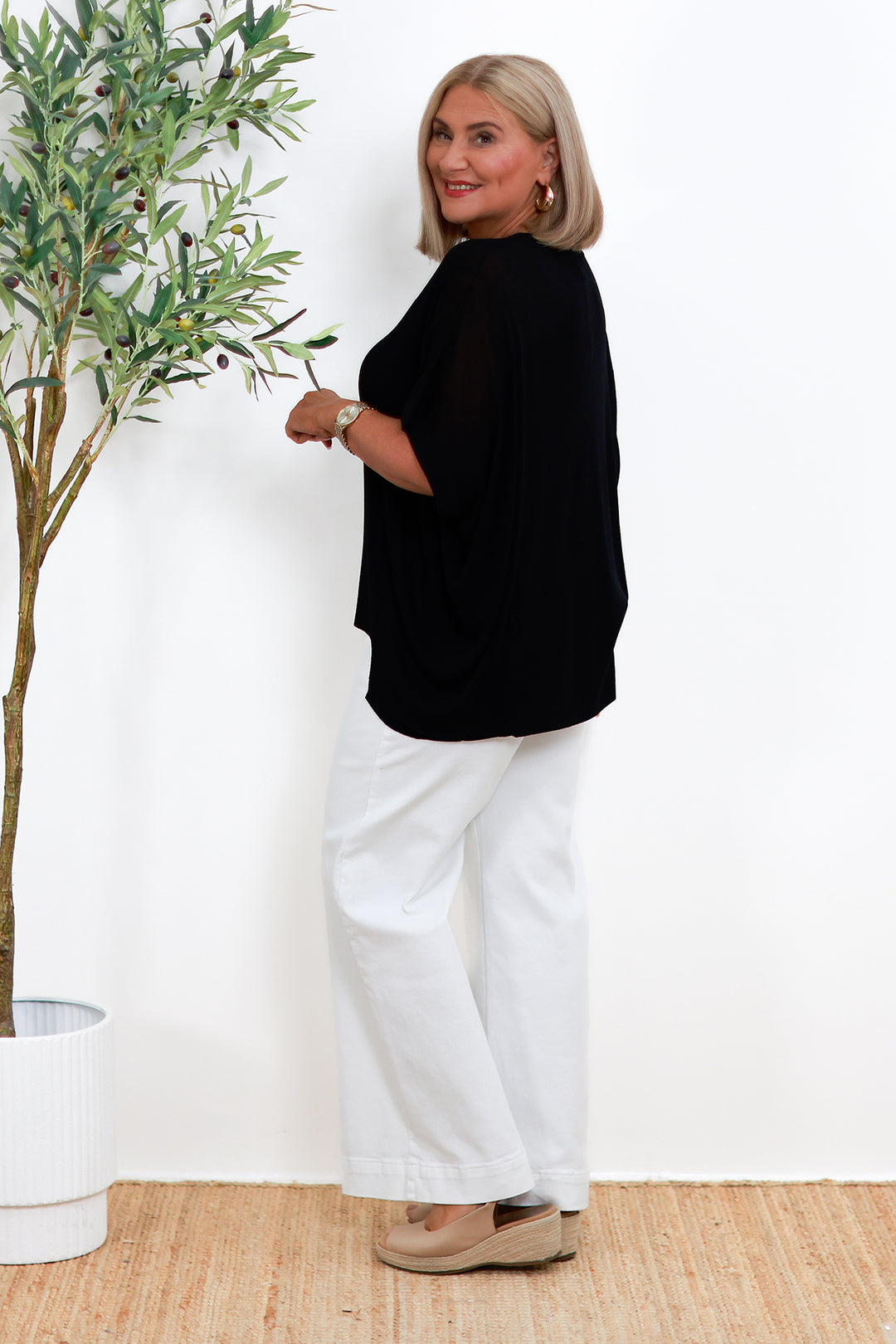 Audrey Knit Top | BLACK