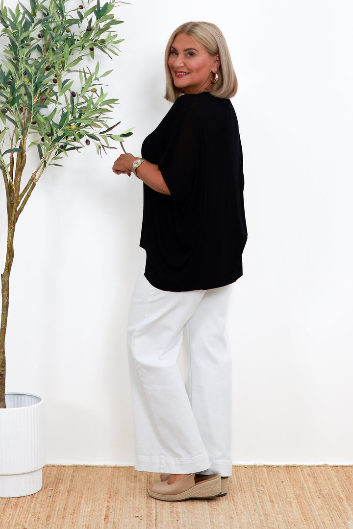 Audrey Knit Top | BLACK