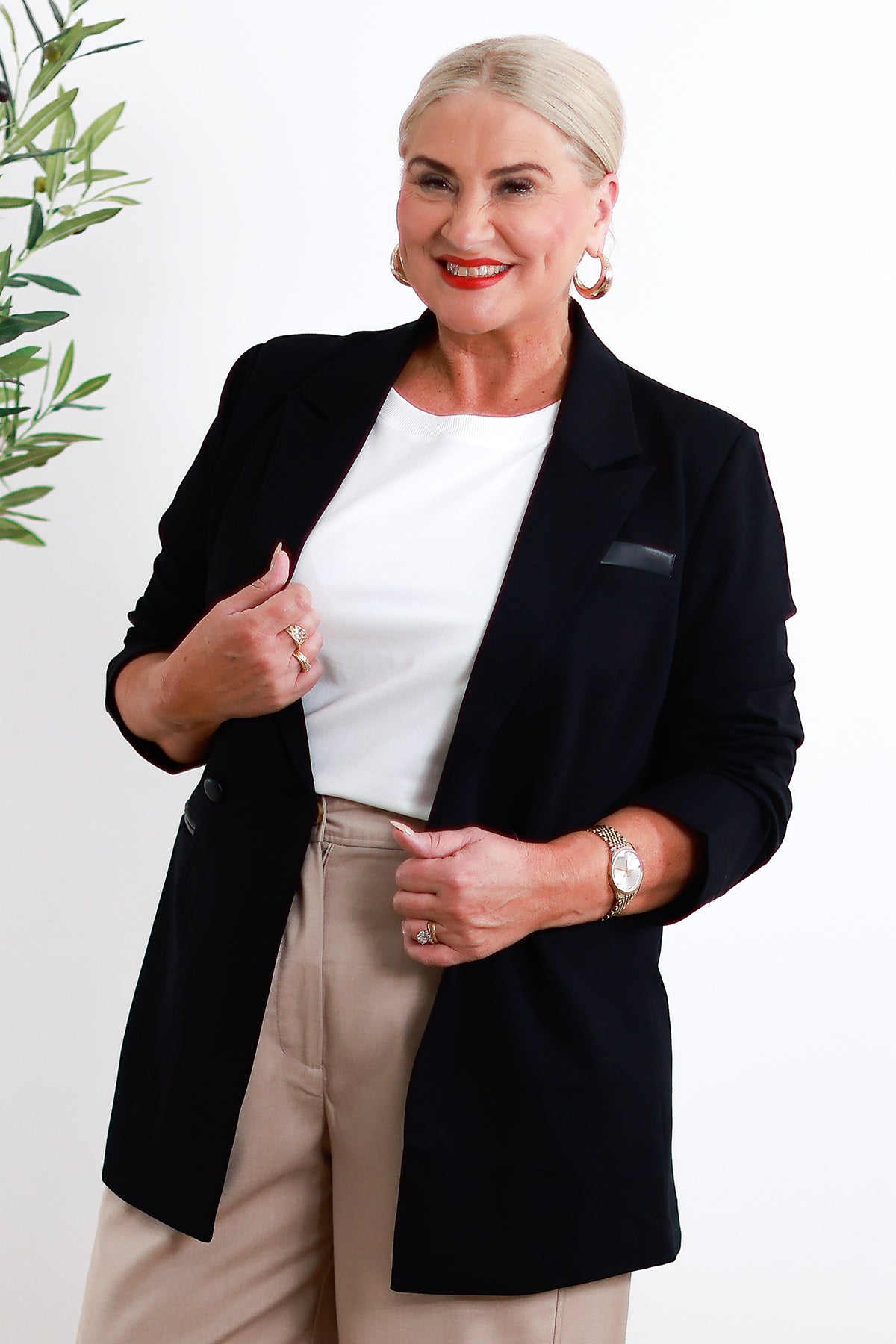LA Ponte Blazer | Black – The Birch House