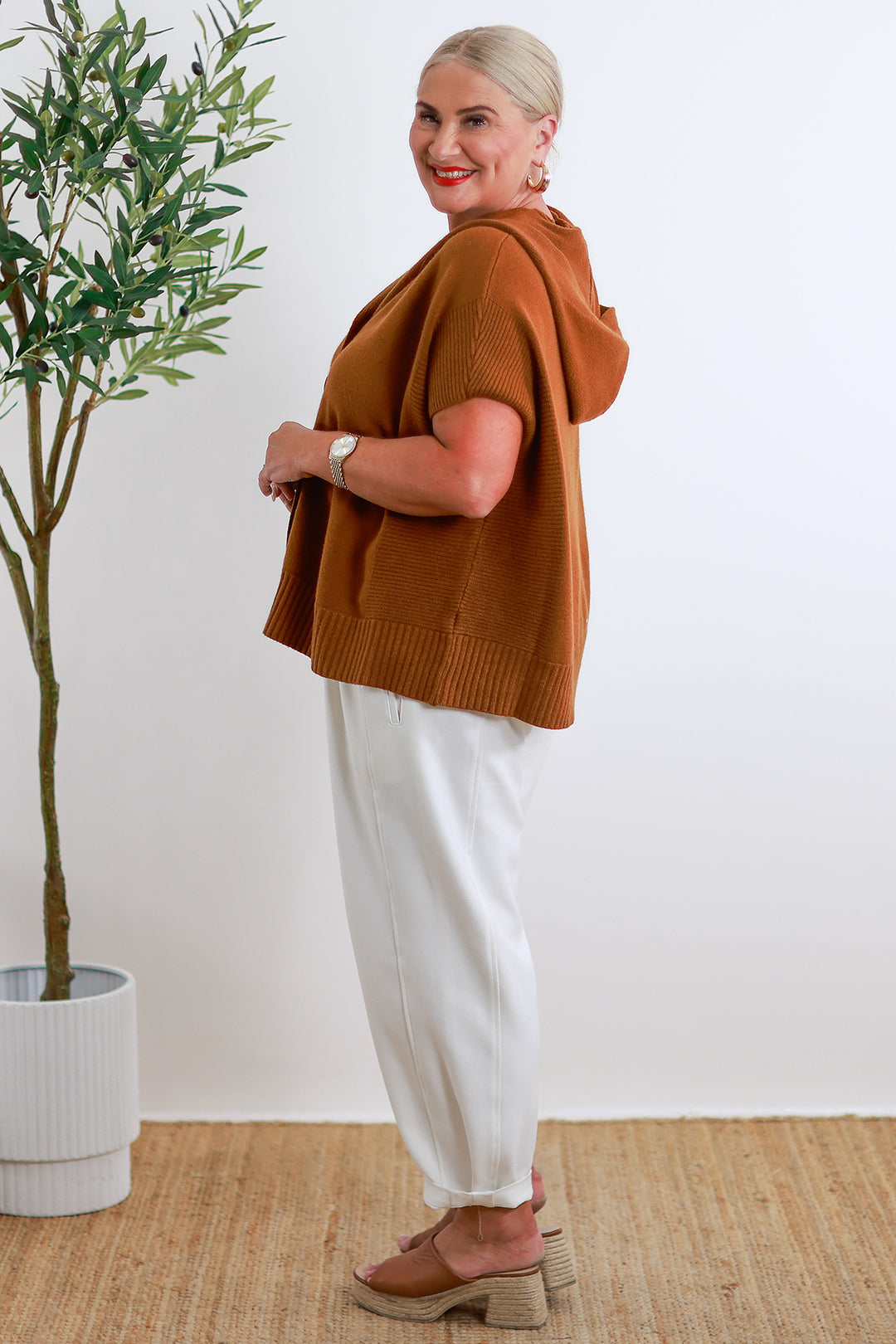 Kestrel Hooded  Knit | Hazel
