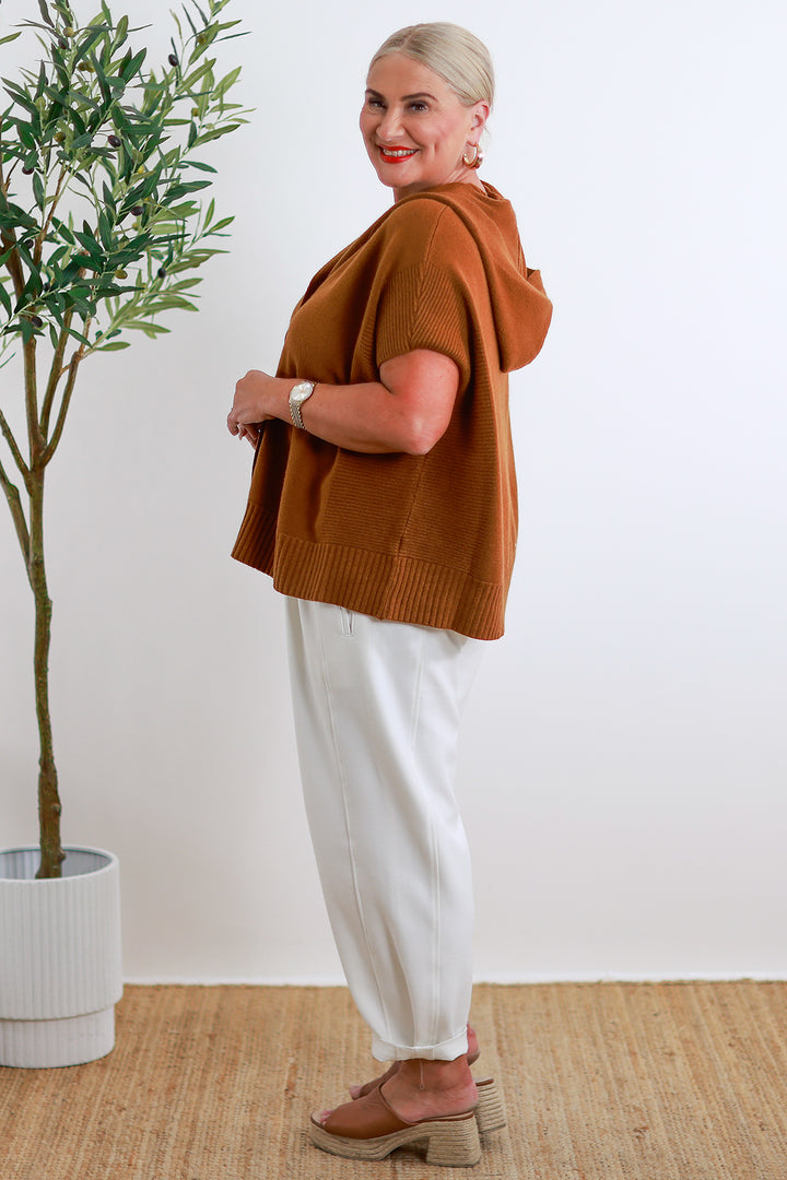 Kestrel Hooded  Knit | Hazel