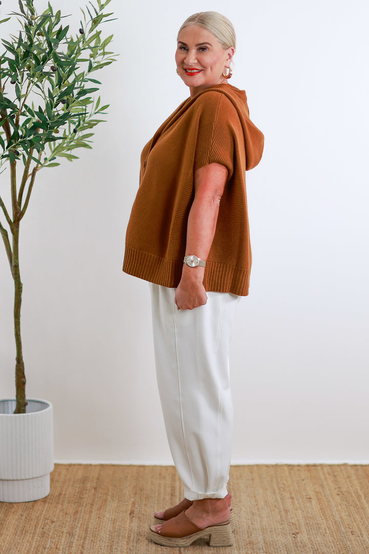 Kestrel Hooded  Knit | Hazel