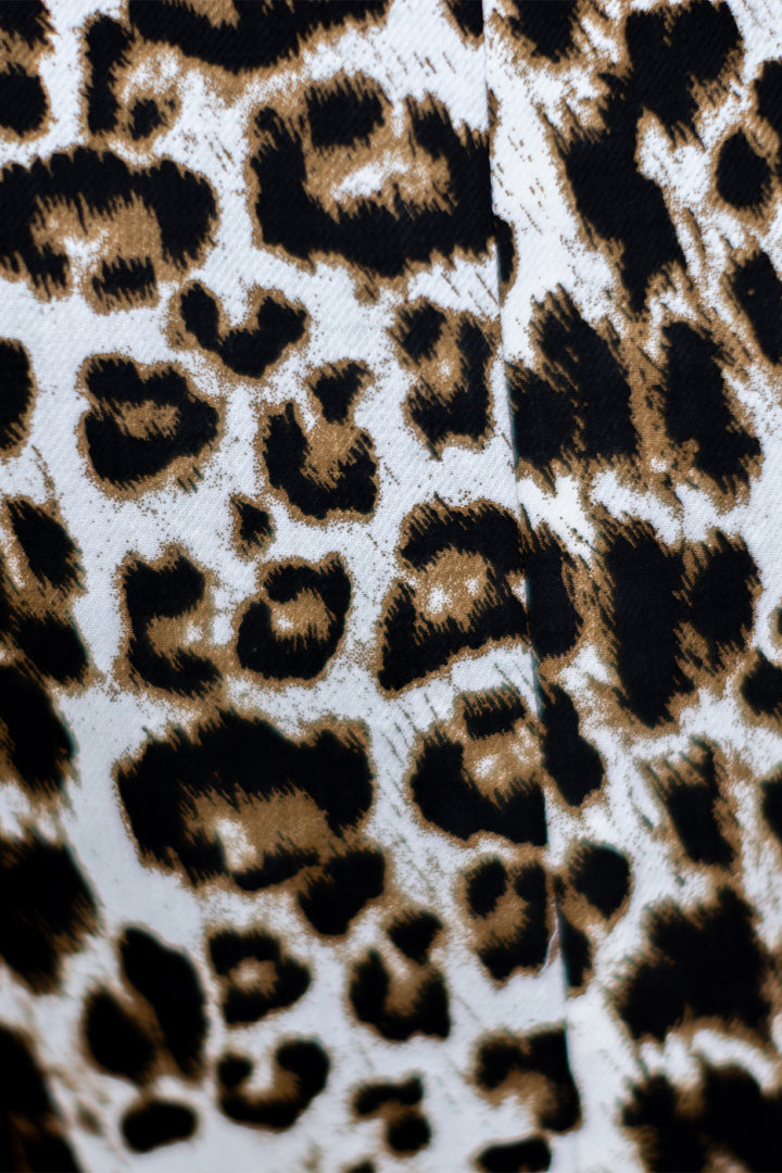 Sienna Leopard Blazer| WHITE