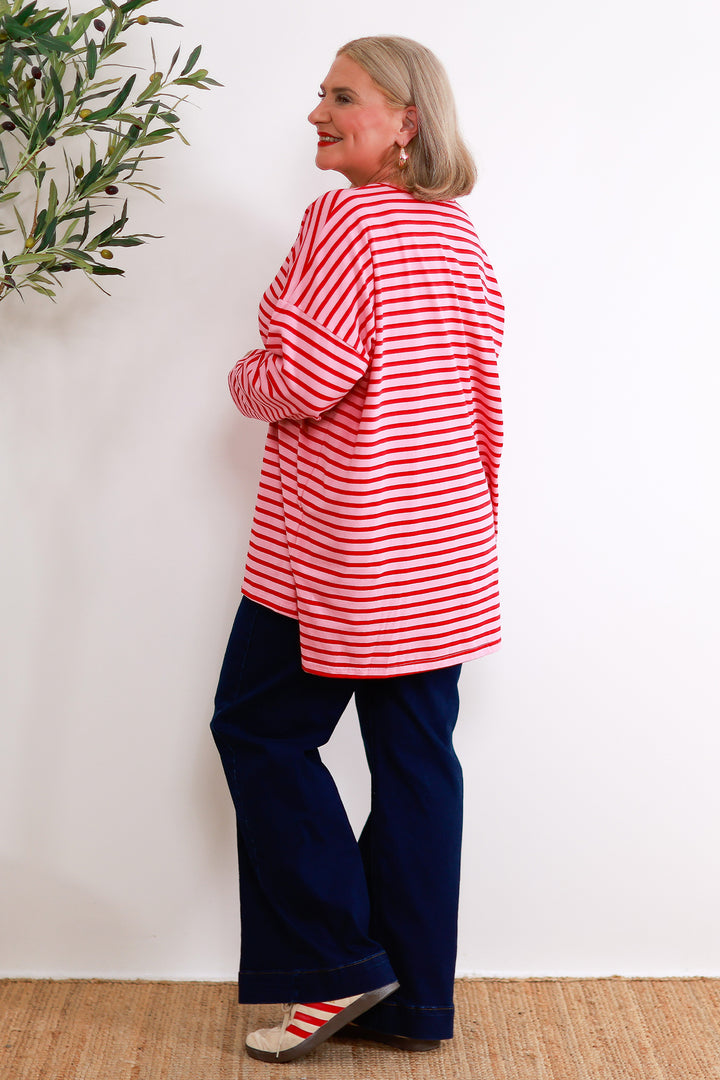 Sammi Top | RED & PINK
