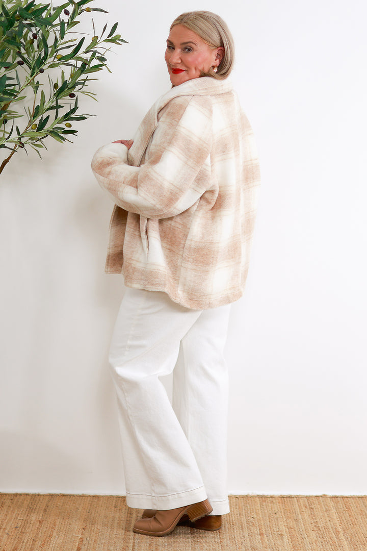 Ortona Jacket  | Cream Check