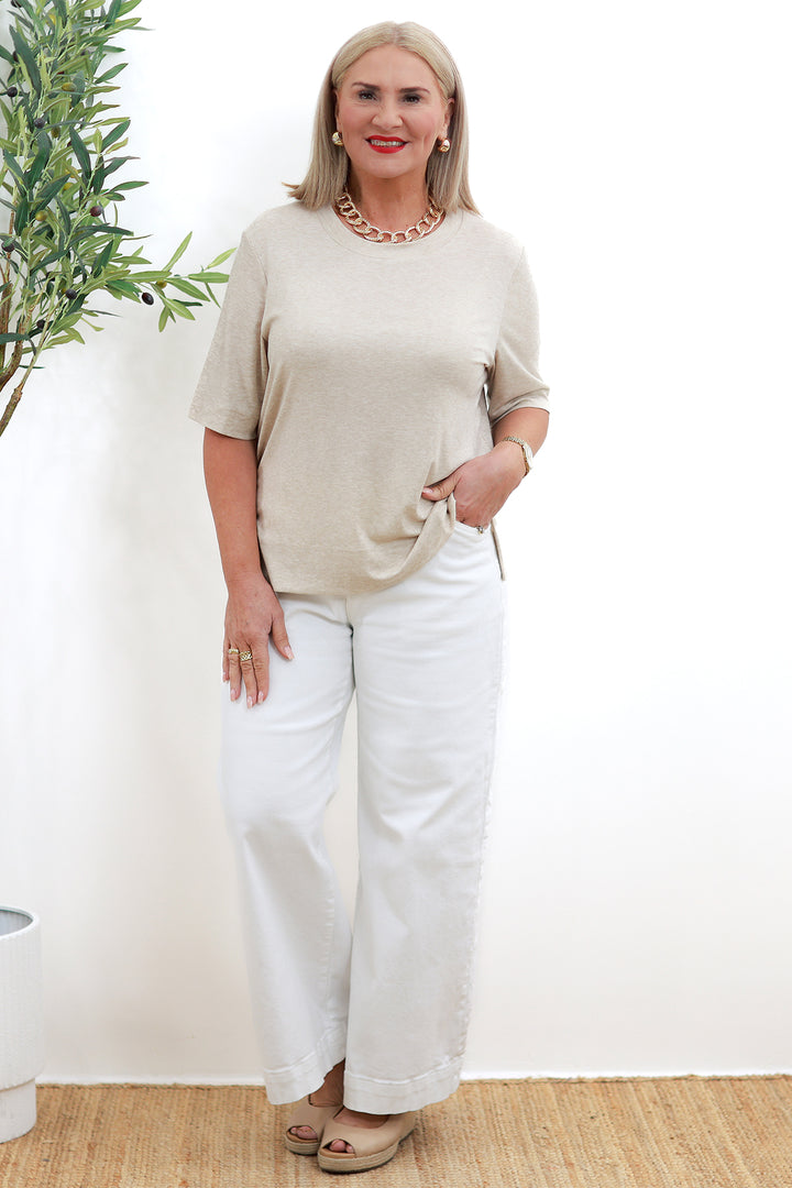 Ellery Top  - TAUPE