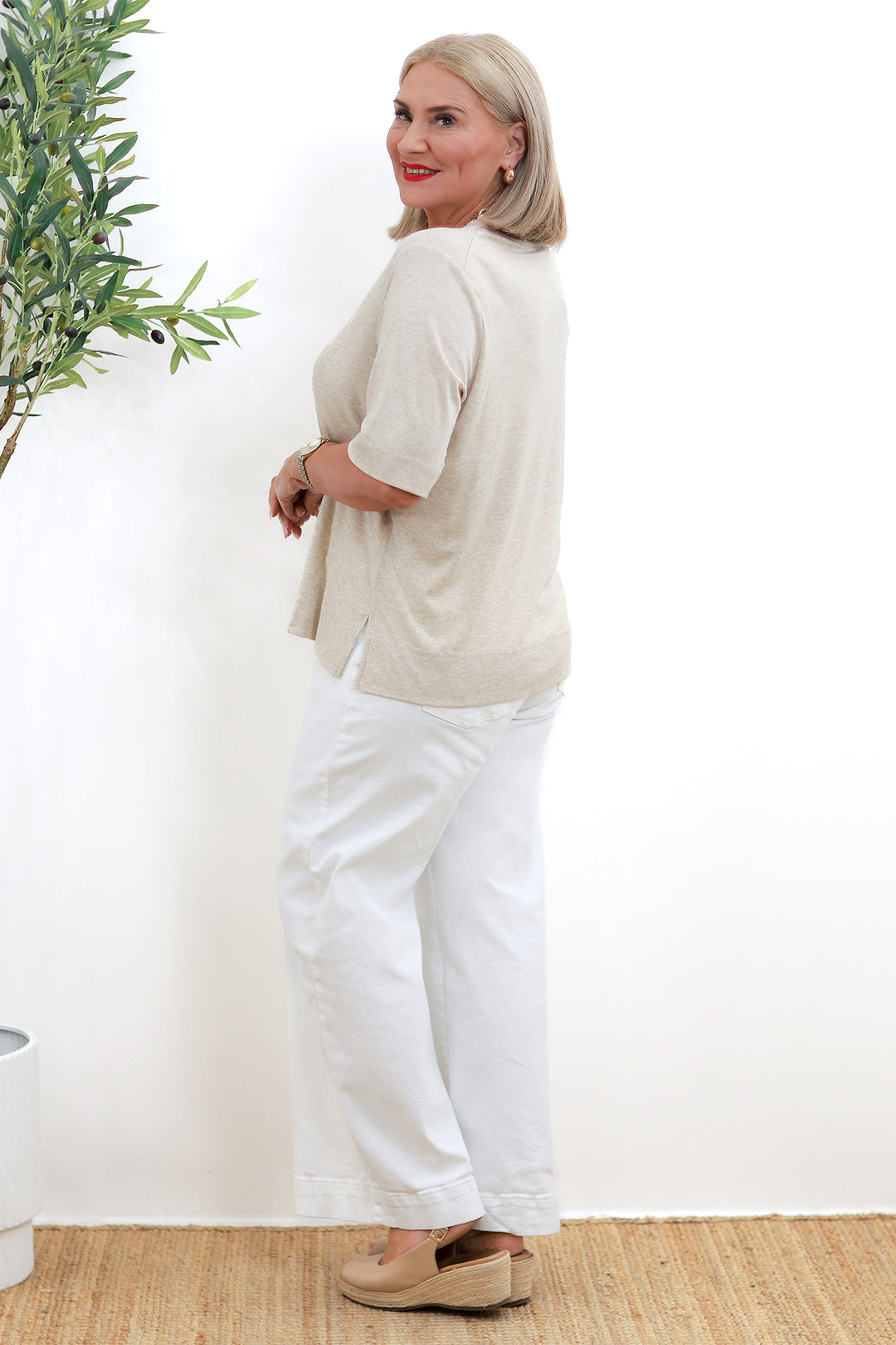 Ellery Top  - TAUPE