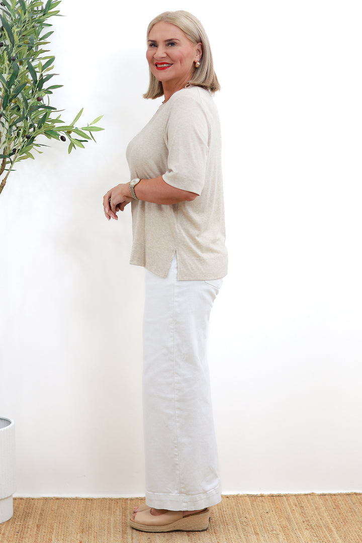Ellery Top  - TAUPE