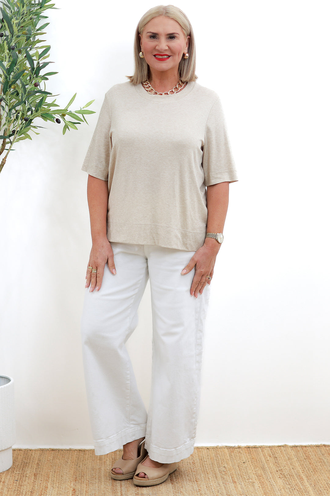 Ellery Top  - TAUPE