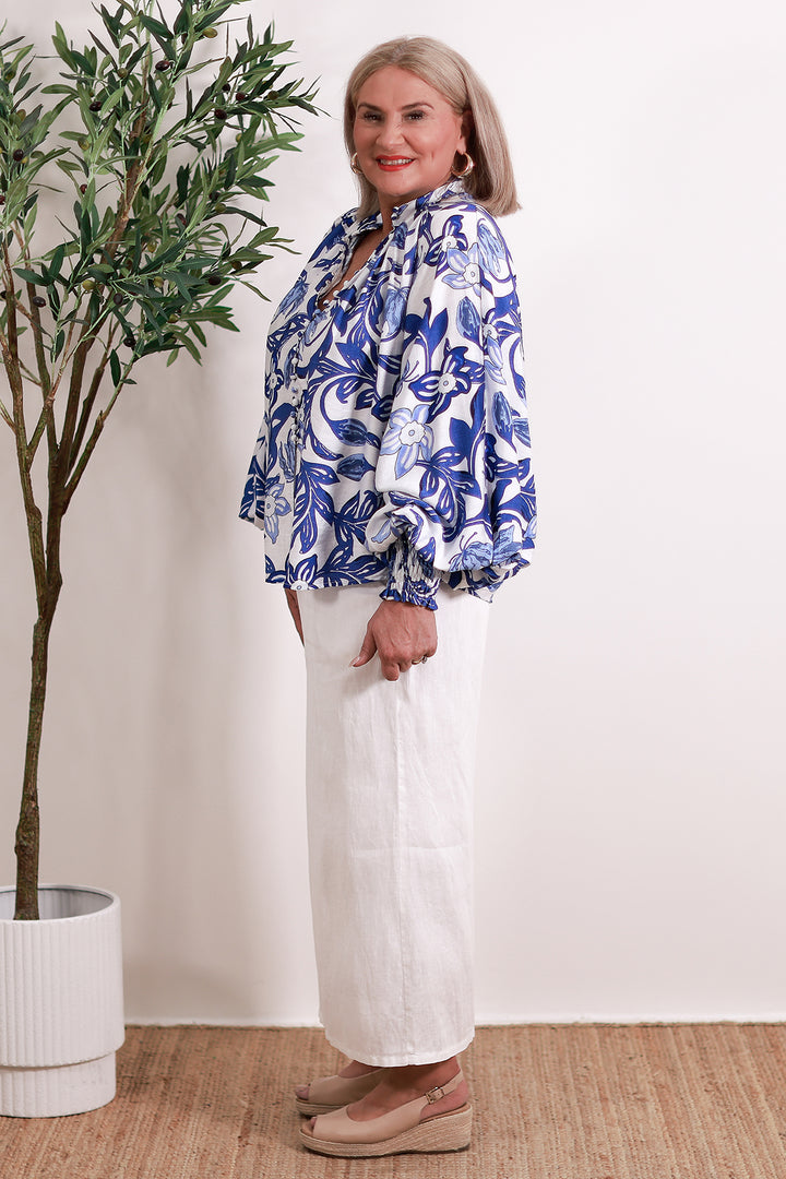 Fable Blouse | BLUE