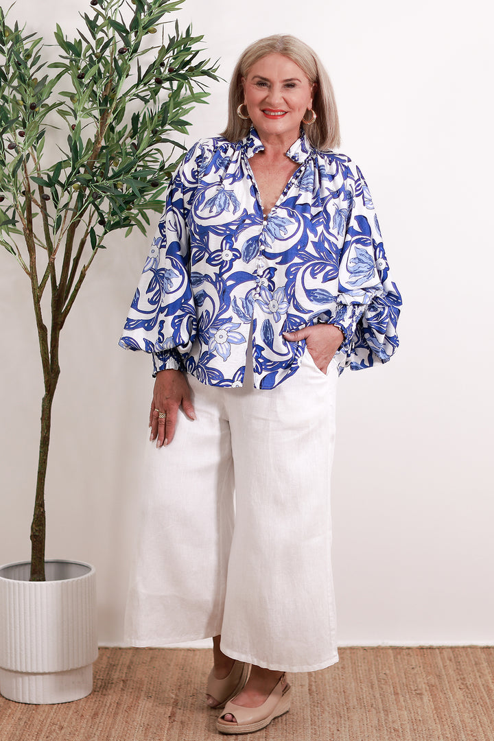 Fable Blouse | BLUE
