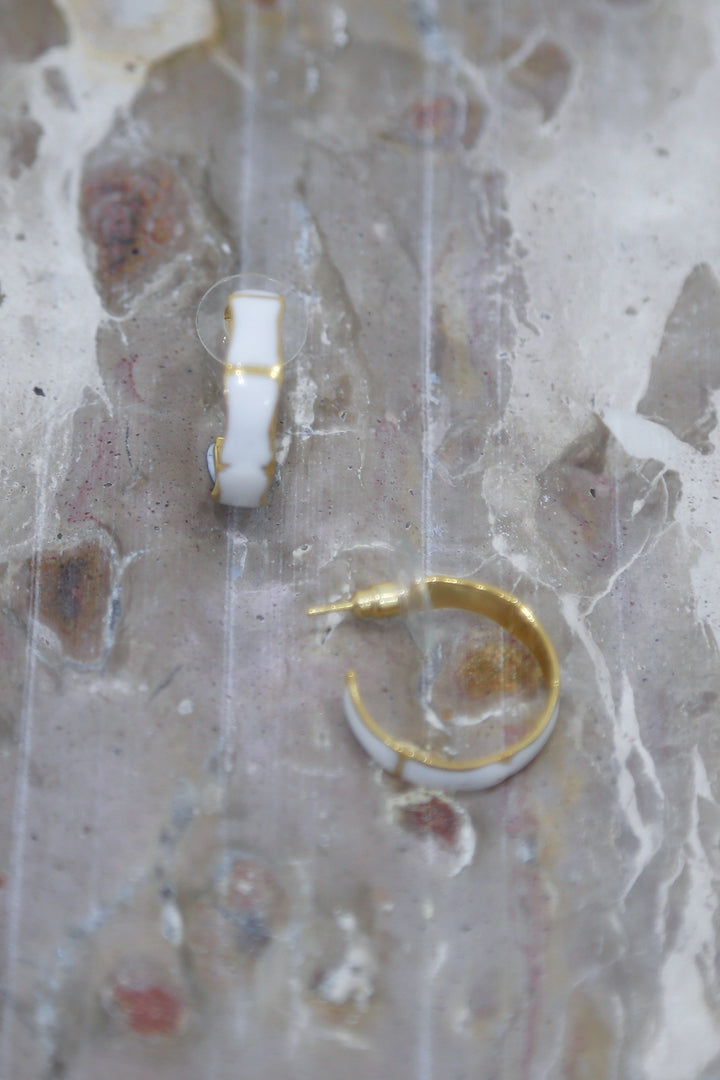 Francesca Earring | White