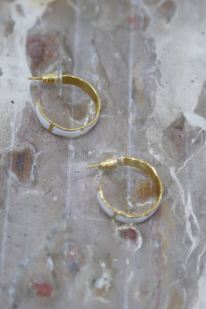 Francesca Earring | White