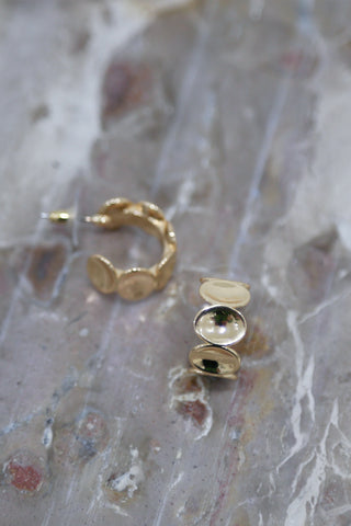 Stone Pebbled Tassel Necklace