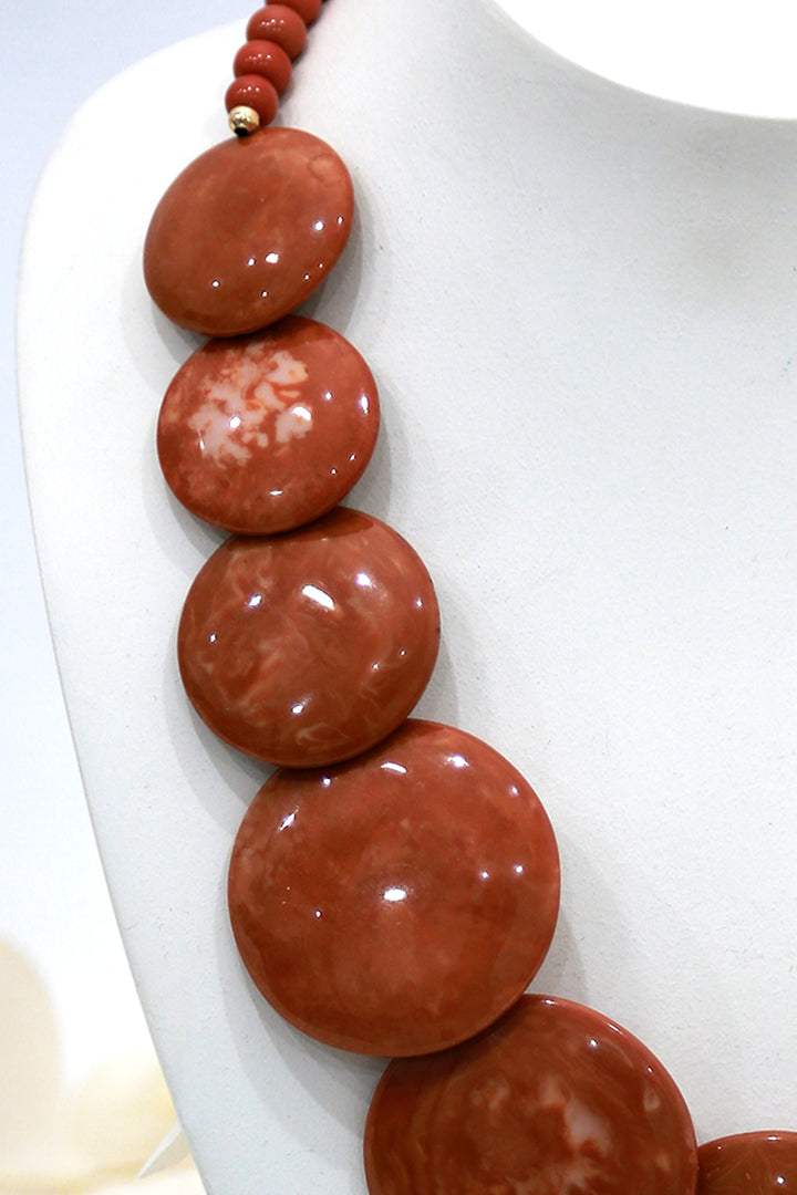 Ombre Necklace | Tan