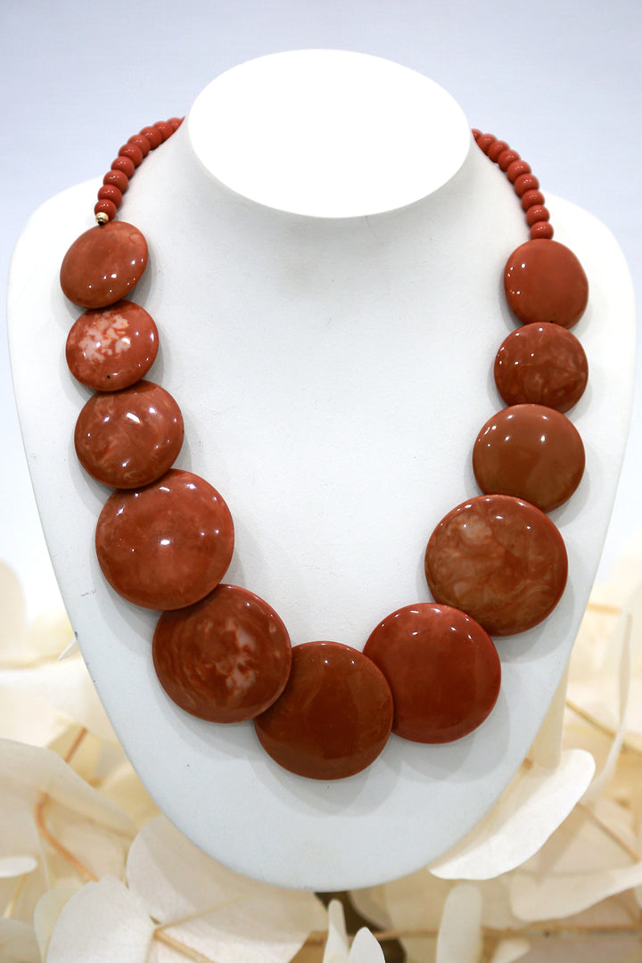 Ombre Necklace | Tan