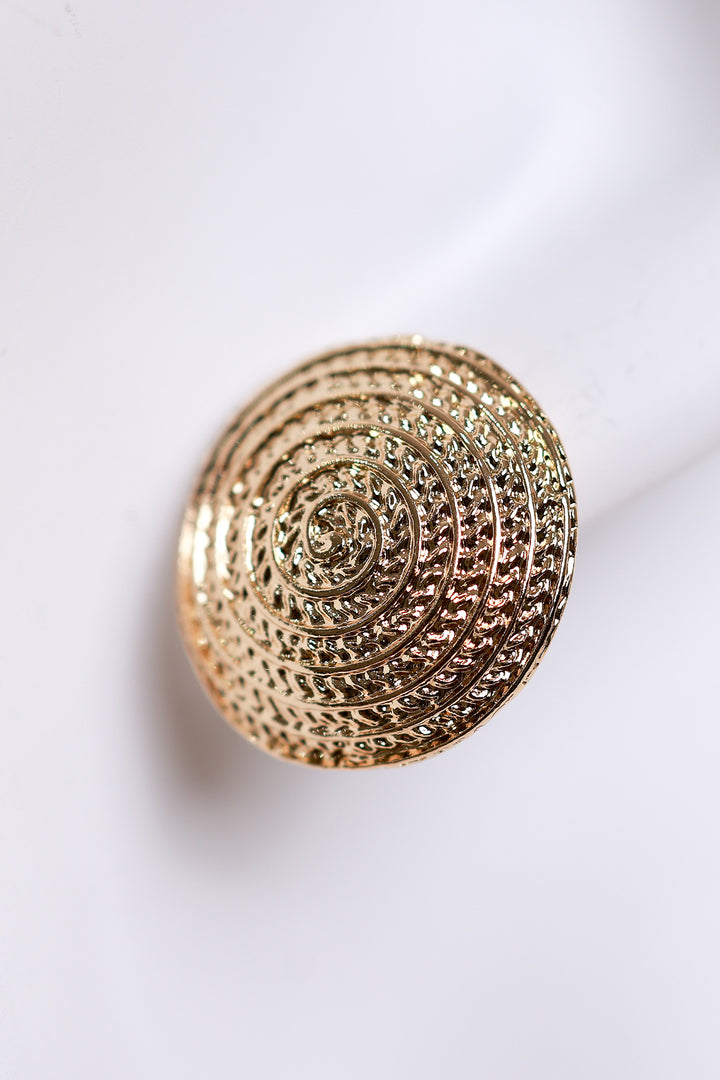 Aman Round Earrings