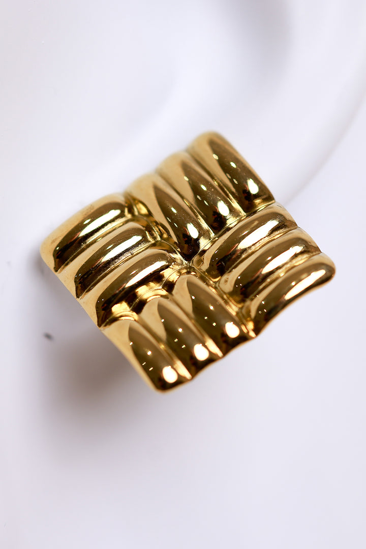Melenia Clip On Earring | SQUARE CLIP
