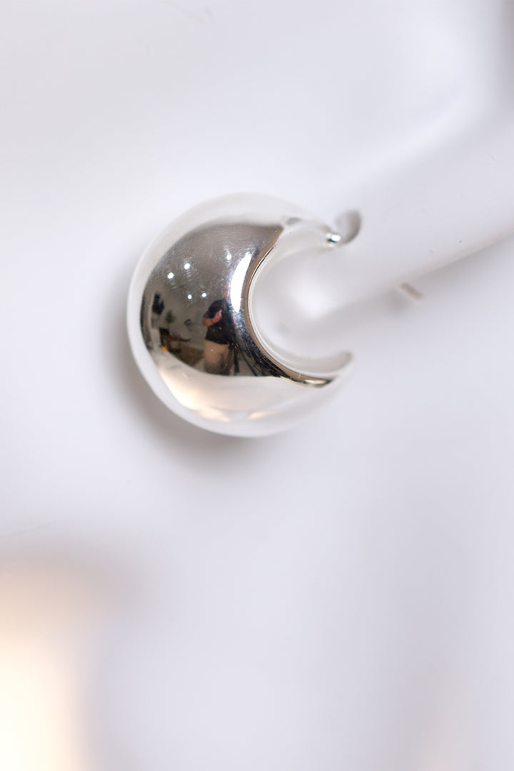 Adorne Curved Dome Earrings