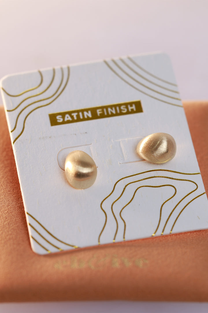 Heritage Satin Earring | GOLD DROP