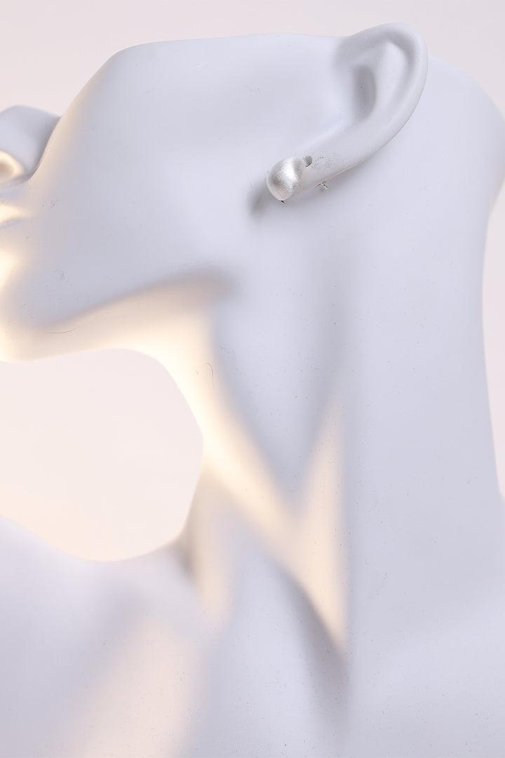 Heritage Satin Earring | SILVER DROP