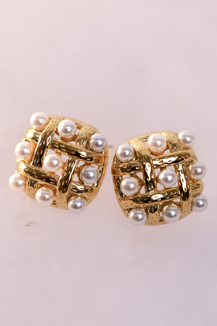 Alegria Vintage Earring | PEARL CLUSTER