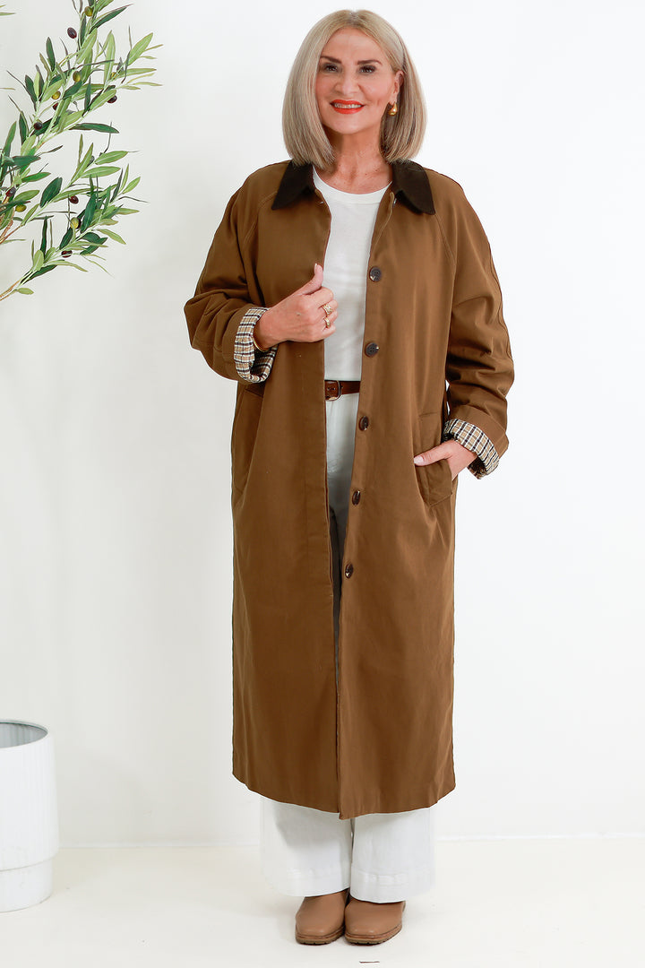 Ash Coat | TOFFEE CHOC COLLAR