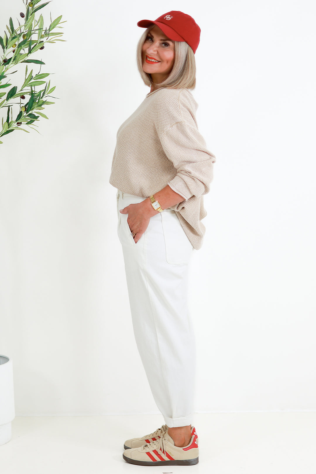 Stretch Jogger Jean | MYLK WHITE