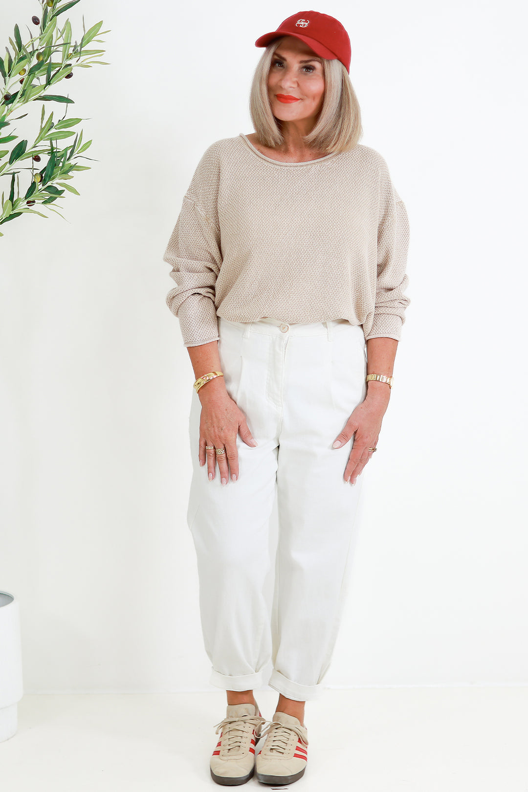 Stretch Jogger Jean | MYLK WHITE