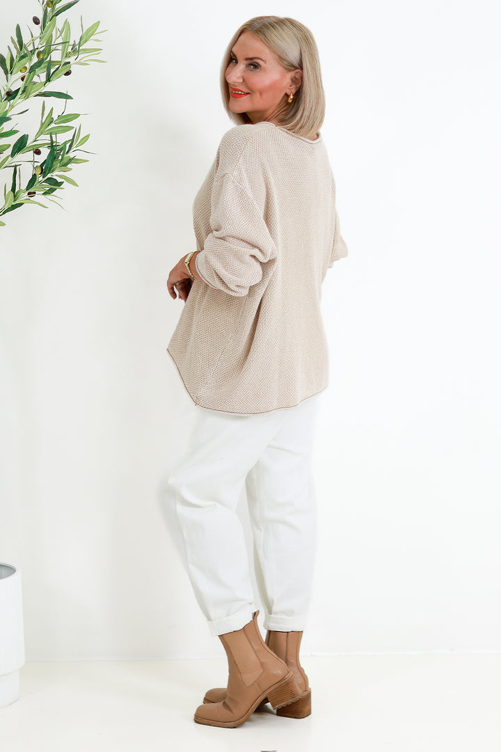 Stretch Jogger Jean | MYLK WHITE