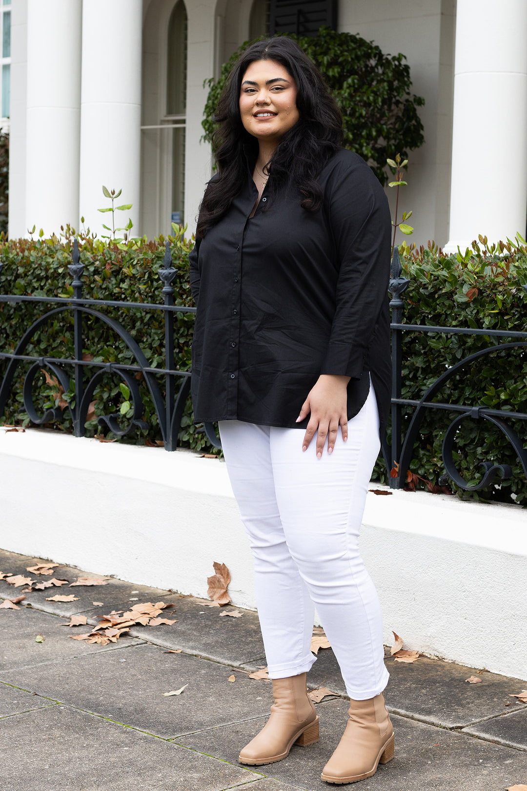Classic Stretch Shirt | Black