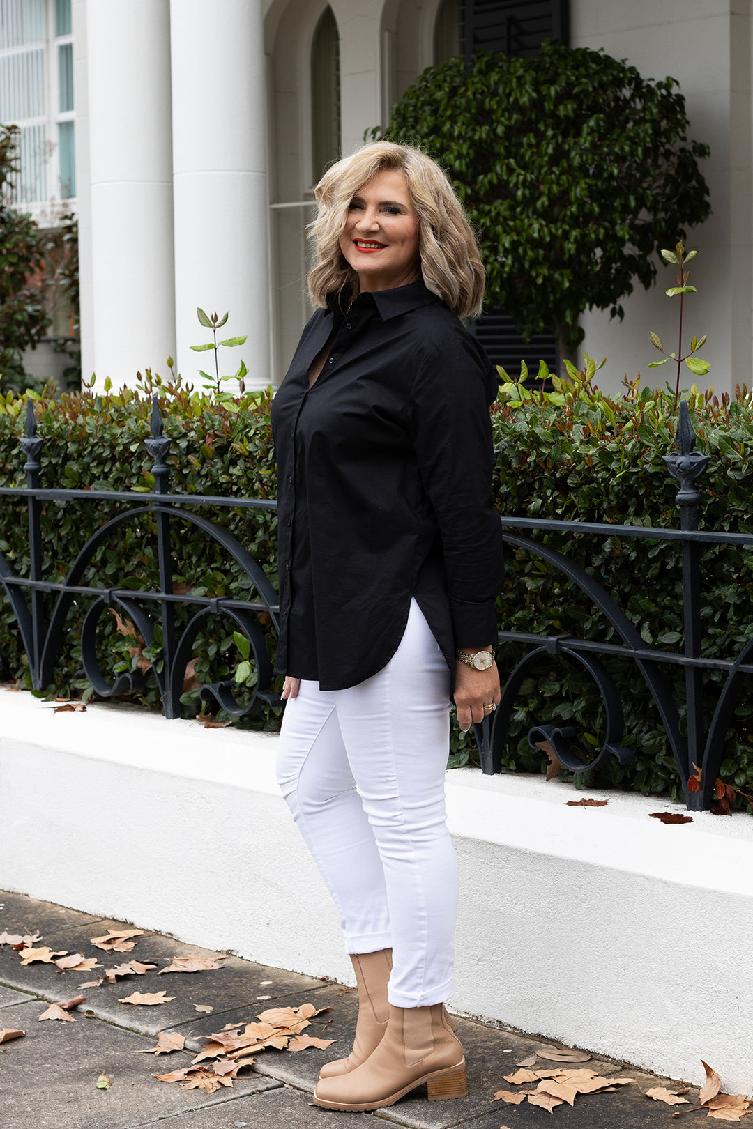 Classic Stretch Shirt | Black
