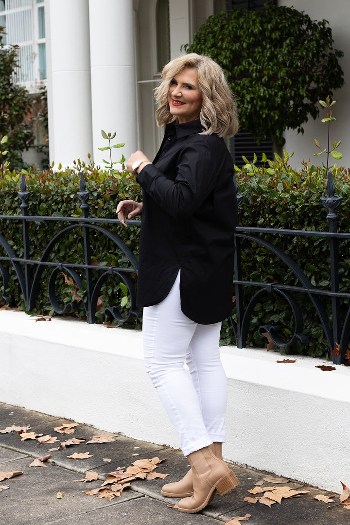 Classic Stretch Shirt | Black