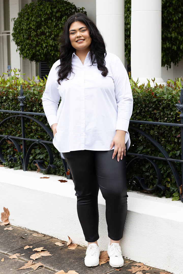 Classic Stretch Shirt | White
